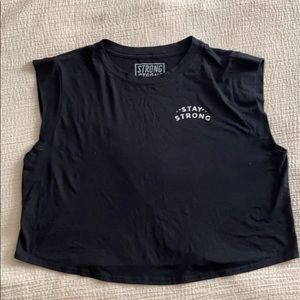 Meg squats strong strong line crop